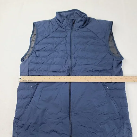 Lululemon Men's Navy Down For It Sleeveless Insulated Puffer Vest Size L - Picture 3 of 7